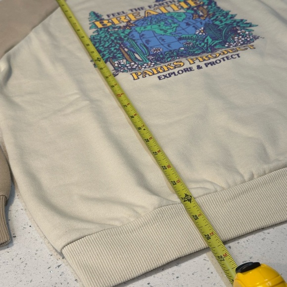 NWT Parks Project unisex crewneck sweatshirt Feel The Earth Breathe in S - Picture 10 of 16